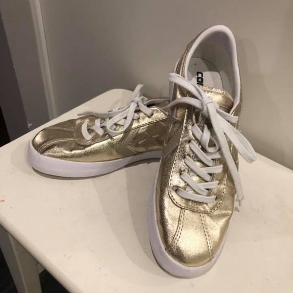 Gold Converse Sneakers Rare - Picture 1 of 1